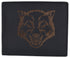 Mens Wolf Logo RFID Blocking Genuine Leather Card ID Bifold Wallet /53HTC Wolf